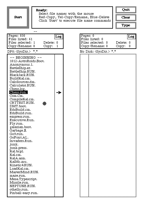 Xerox Alto Neptune File Manager